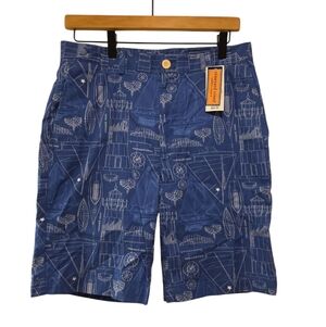Vineyard Vines, NWT, Classic Fit, 9" Cape Cod Blueprint Breaker Shorts, Men's 30